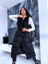 Long vest "FALL" FC27 - BLACK PRE-ORDER